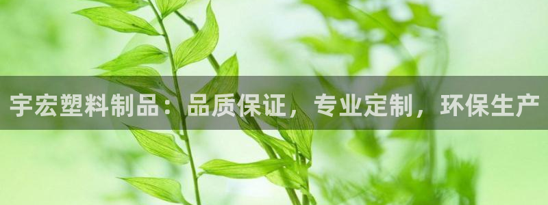 太陽(yáng)集團(tuán)游戲軟件：宇宏塑料制品：品質(zhì)保證，專業(yè)定制，環(huán)保生產(chǎn)